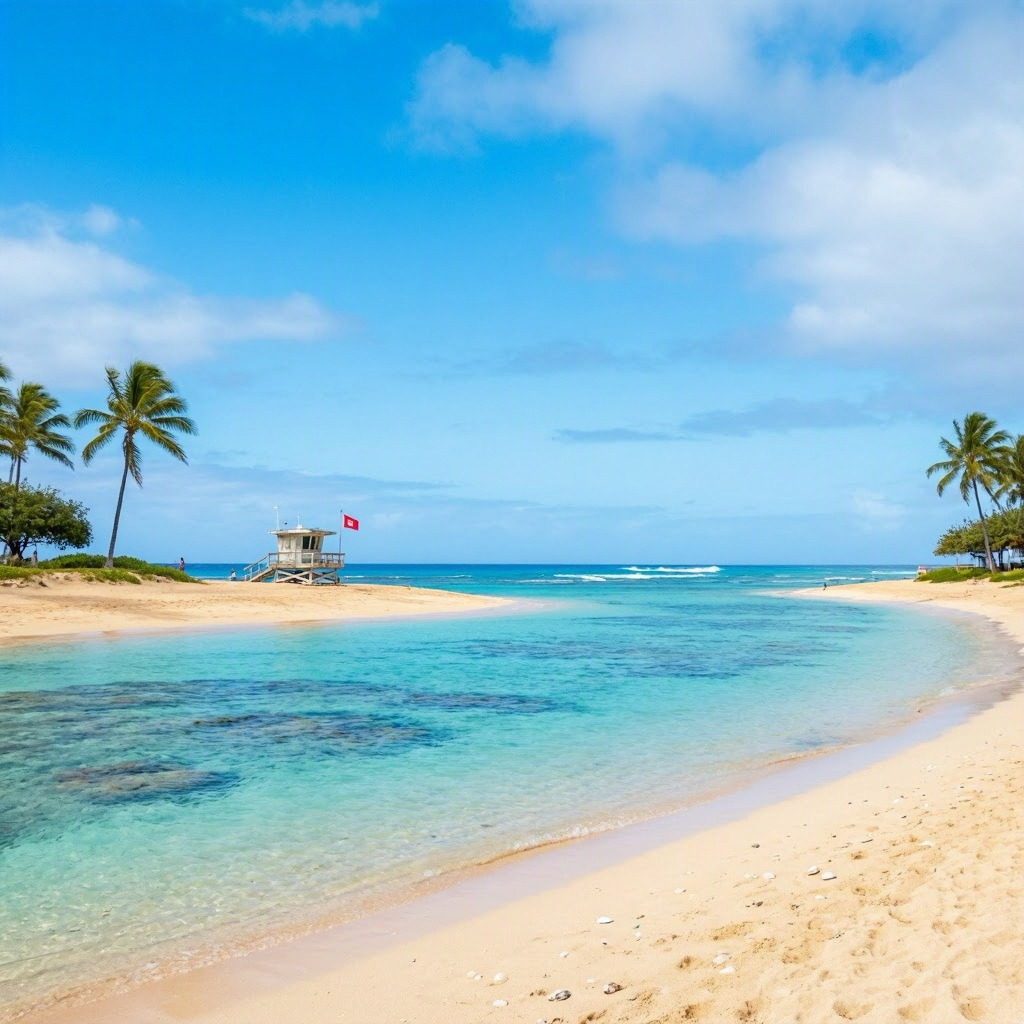Big Island West Shore: Snorkel-Friendly, South Swell Builds beach conditions image