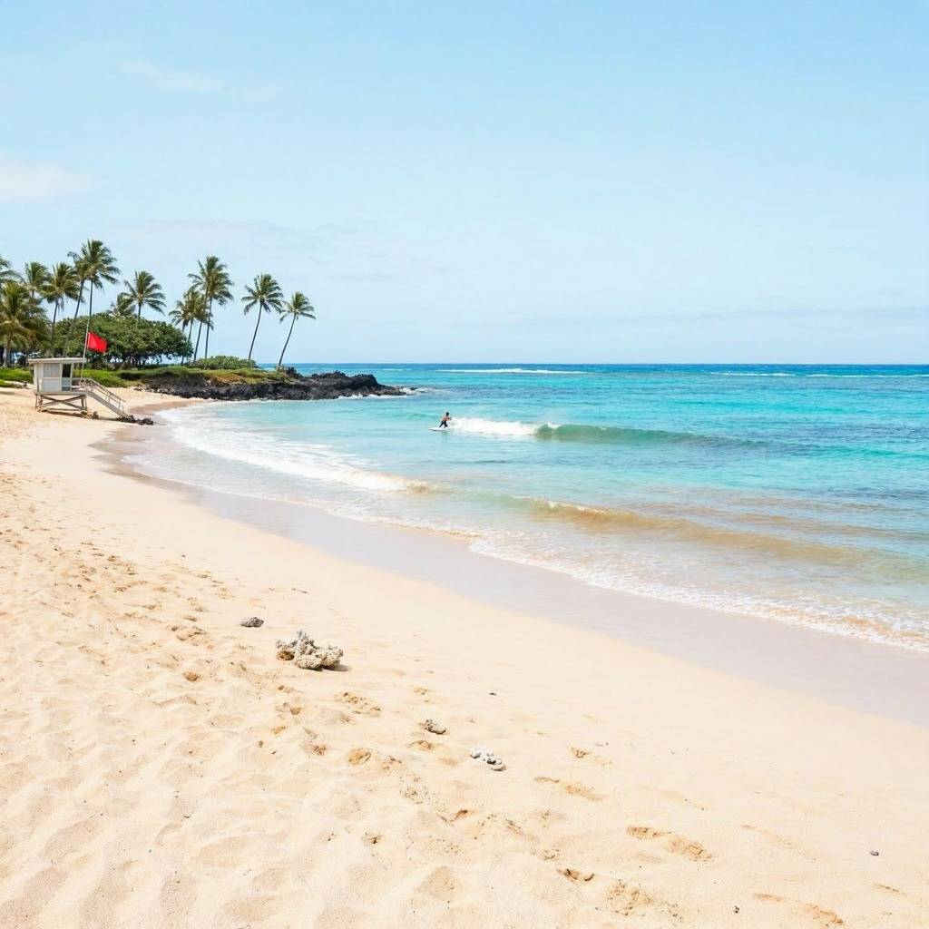 Big Island: West Shore Calm, Brown Water Advisory Continues beach conditions image