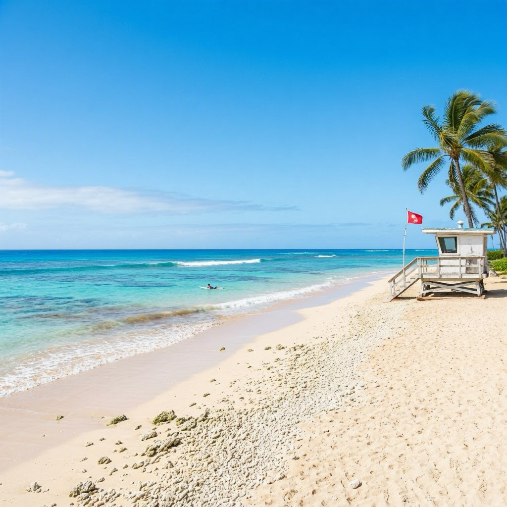 Big Island: West Shore Calm, Brown Water Advisory Still Active beach conditions image