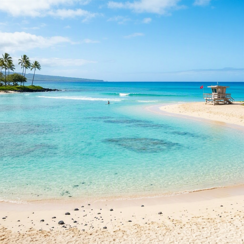 Big Island Beaches: Small Surf, Light Winds for Sunday beach conditions image