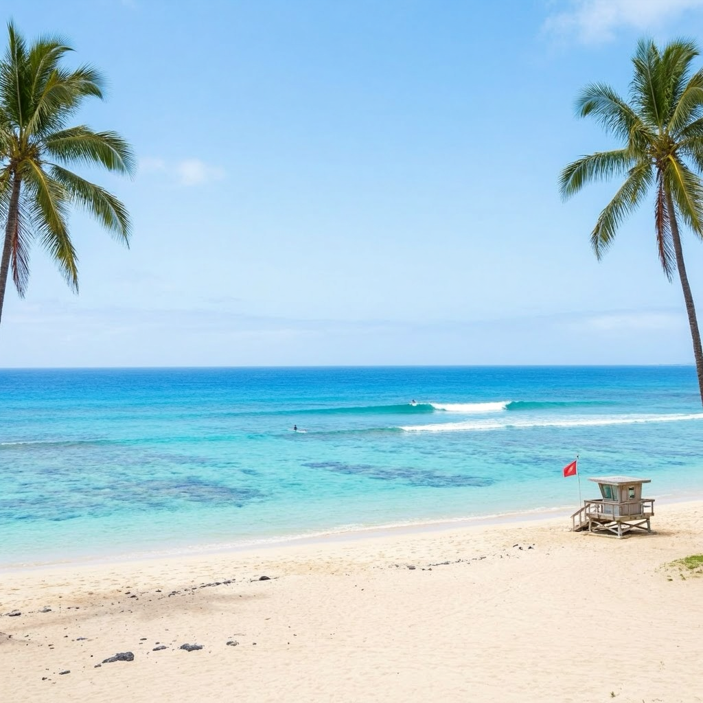 Big Island Beaches: Small Surf, Ideal for Swimming & Snorkeling beach conditions image