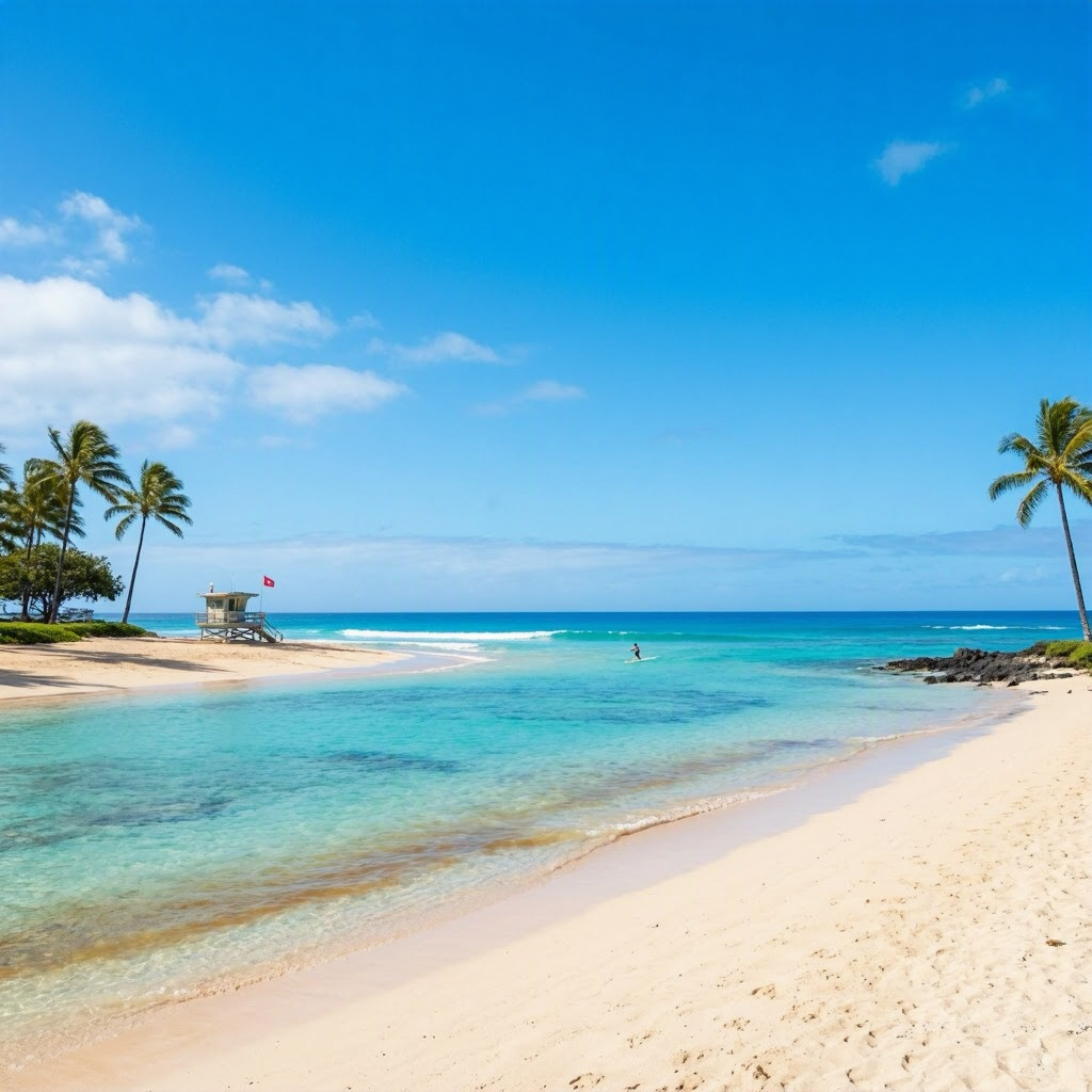 Big Island: West Shore Calm, Brown Water Advisory Continues beach conditions image