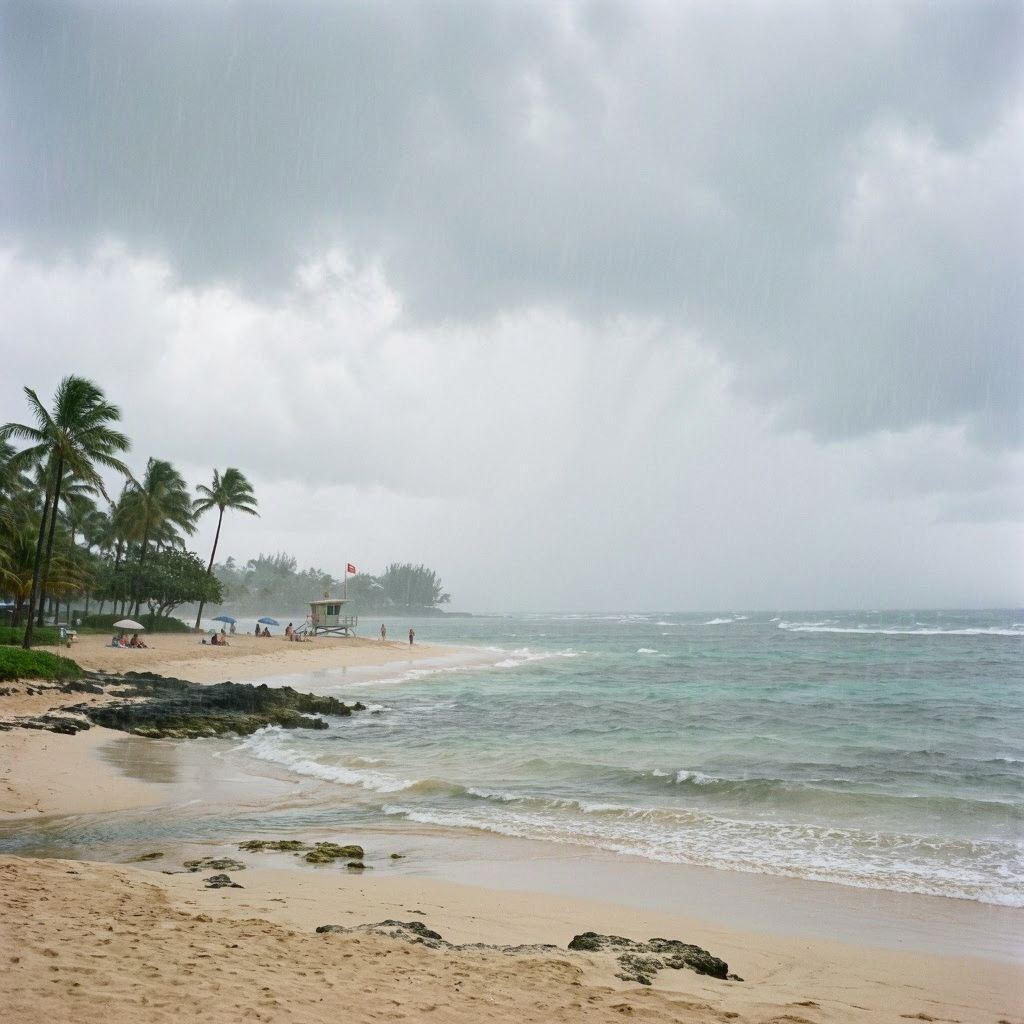 Big Island Flood Watch: Heavy Rain, Unsafe Ocean Conditions beach conditions image