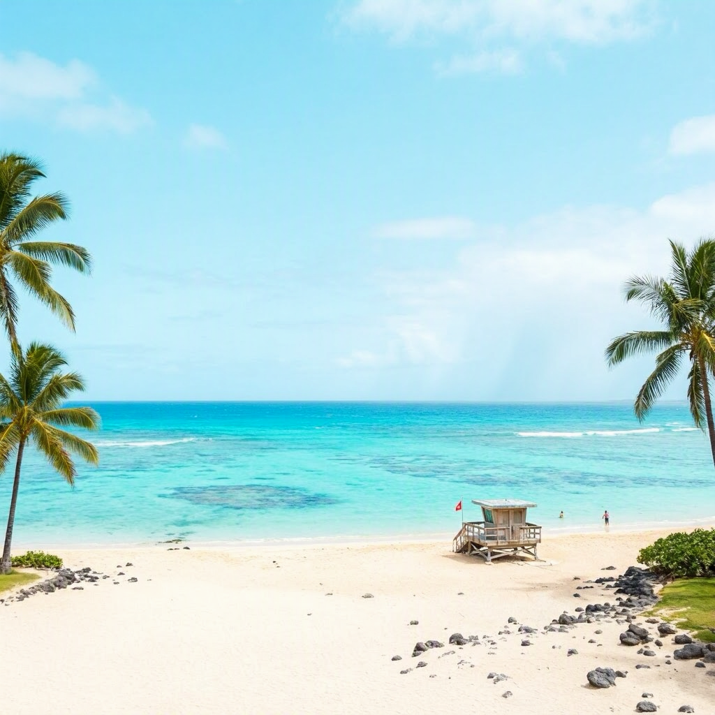 Big Island West Shore: Calm Waters, Light Winds beach conditions image