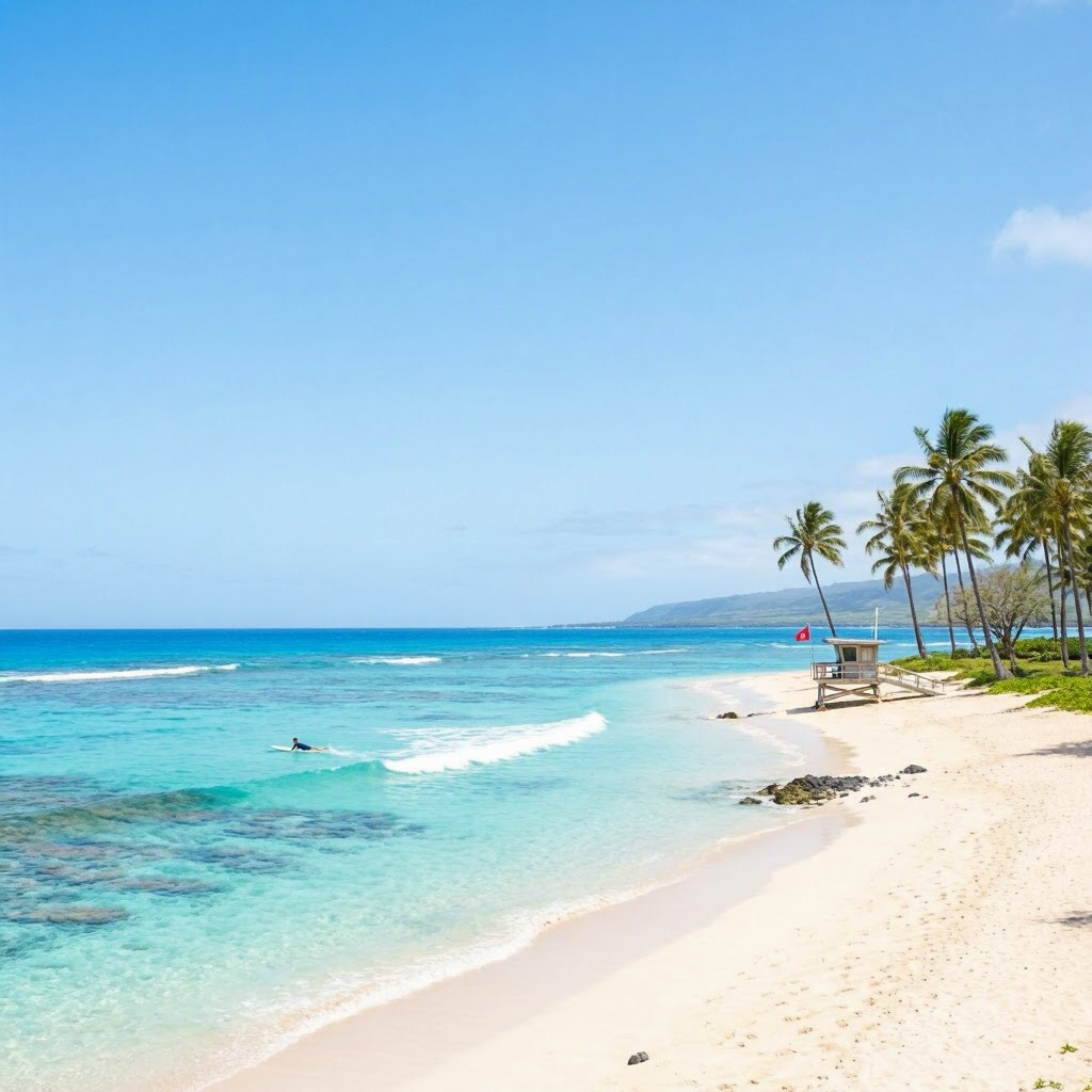 Big Island: Calm West Shore, Kahaluʻu Still Under Bacteria Advisory beach conditions image