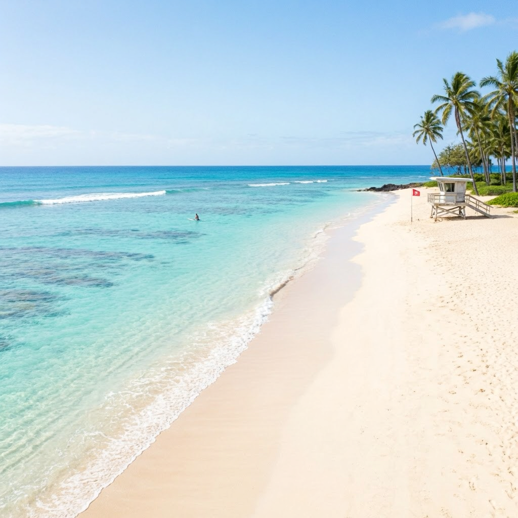 Big Island Beaches: Calm West Shore, Light Winds for Tuesday beach conditions image