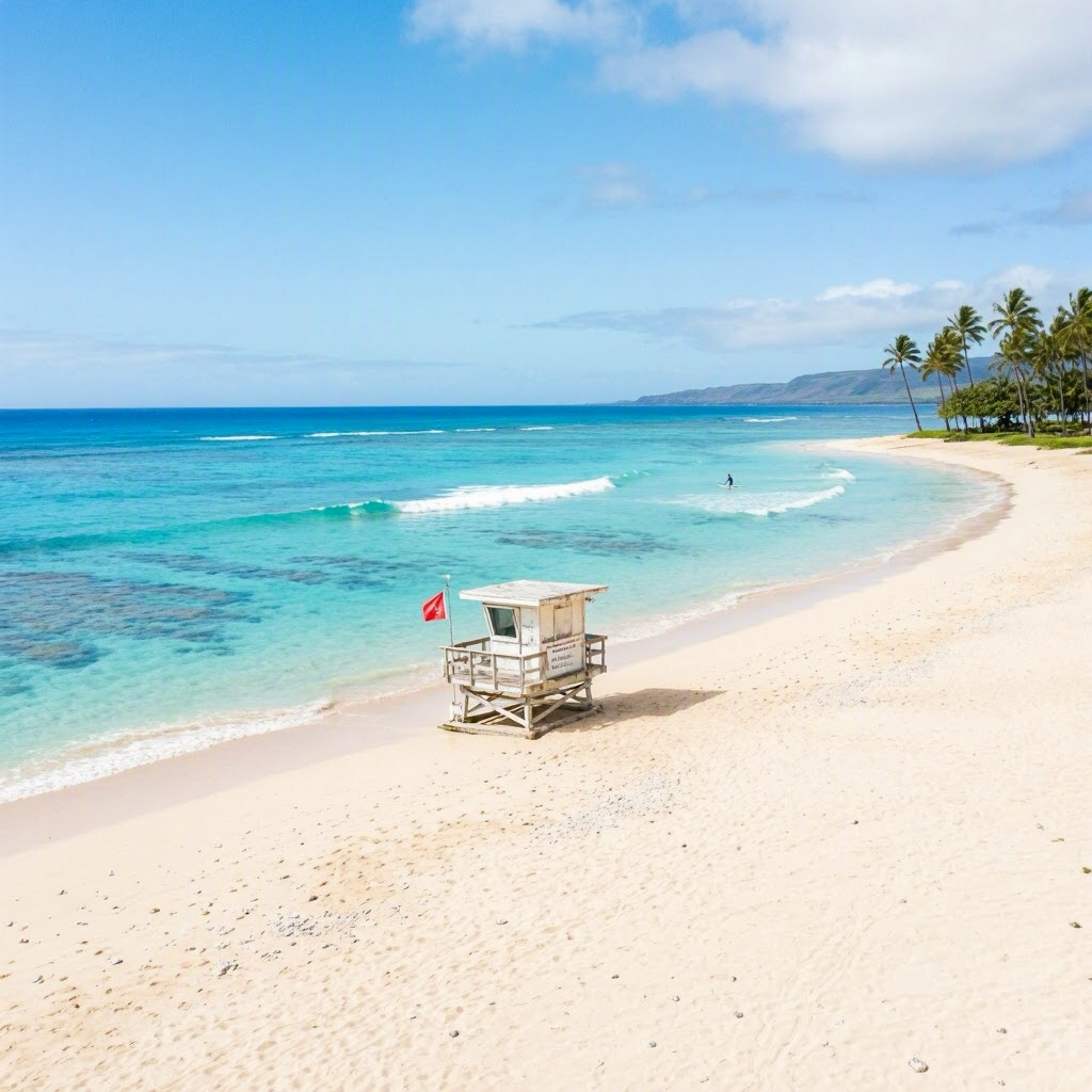 Big Island Beaches: Calm Waters, Light Winds for Safe Swimming beach conditions image