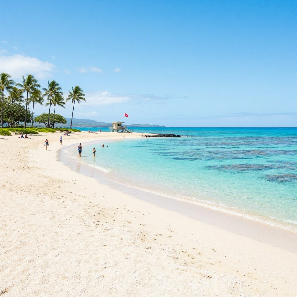 Big Island Beach Update: Sunny Skies and Great Conditions beach conditions image