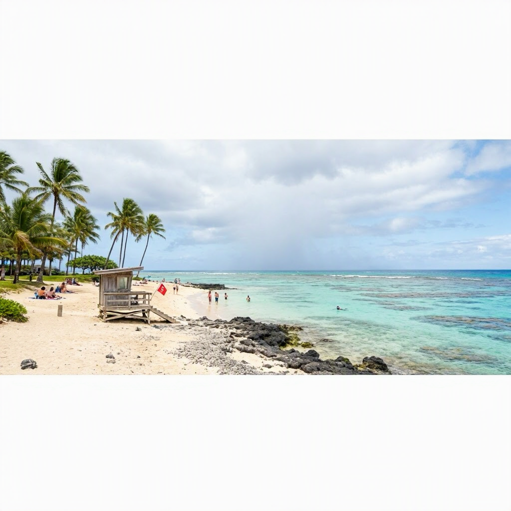 Big Island Snorkeling Update: Patchy Rain but Clear Waters beach conditions image