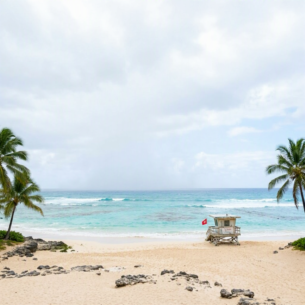Kauai Update: Patchy Rain, Moderate Surf-Best for Shore Views beach conditions image