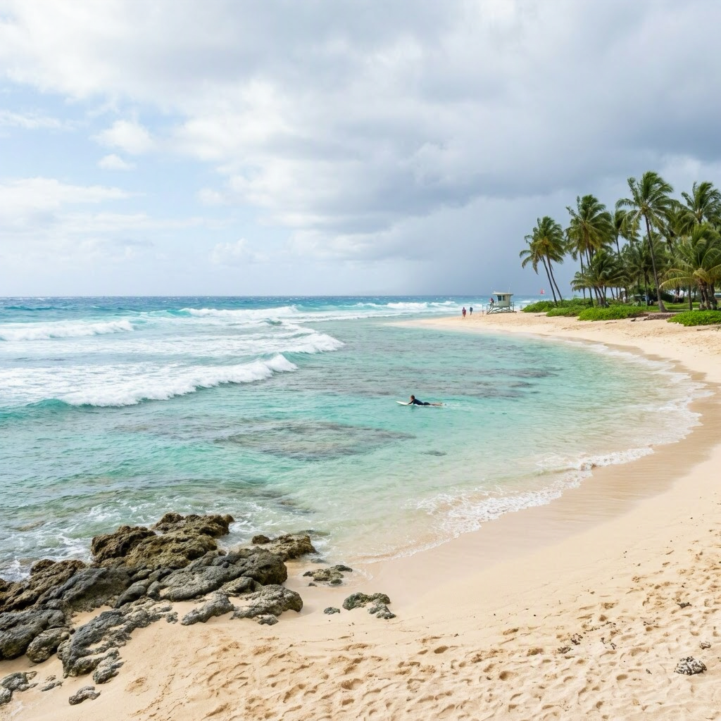Kauai Update: Patchy Rain & Solid Surf-Stick to Sheltered South Shore beach conditions image