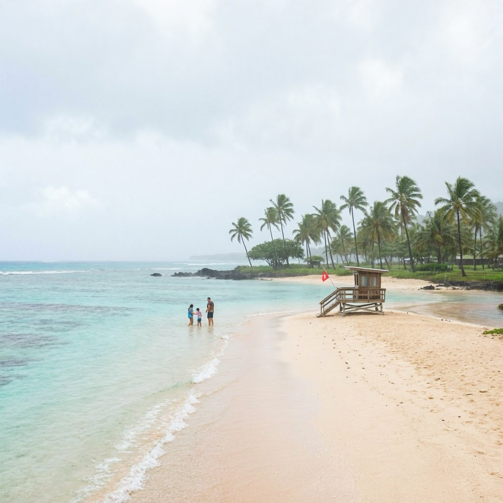 Kauai Update: Rain Lingers—Best Indoor & Sheltered Beach Options beach conditions image