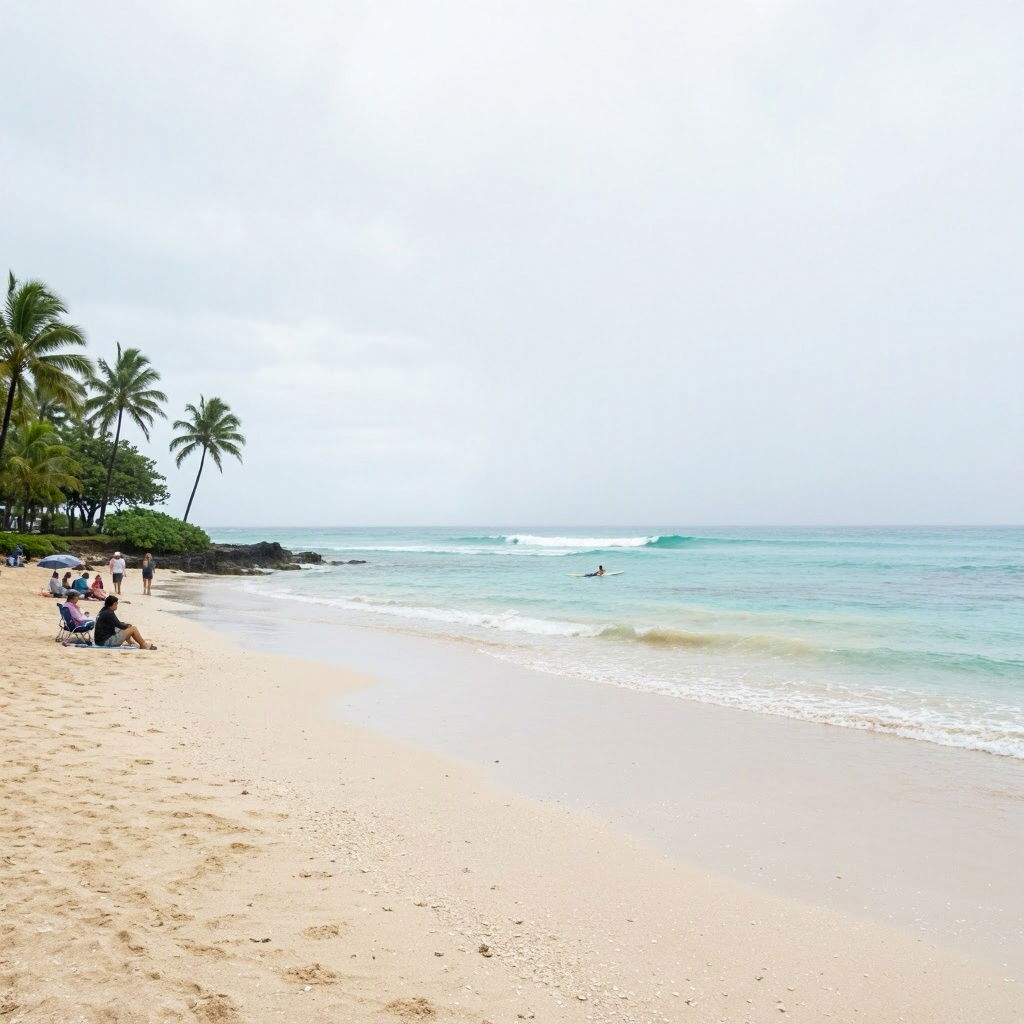 Kauai Update: Rain Persists, Ocean Advisories Remain beach conditions image