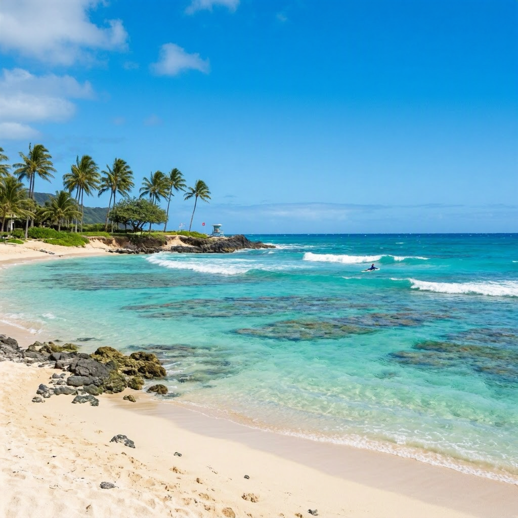Kauai Update: Solid Surf & Windy Conditions-Stick to Sheltered Spots beach conditions image