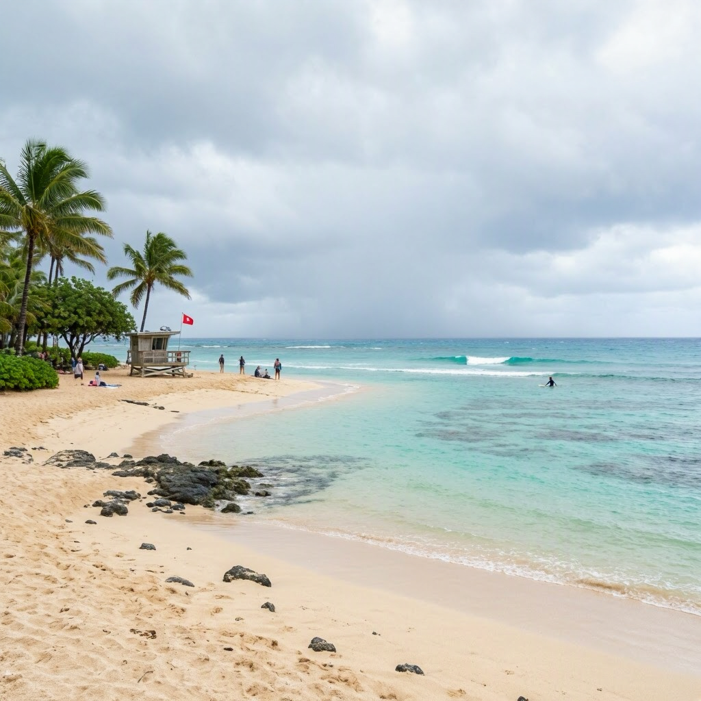 Kauai Update: Heavy Rain, Flood Risks, and Safe Beach Picks for April 7, 2026 beach conditions image