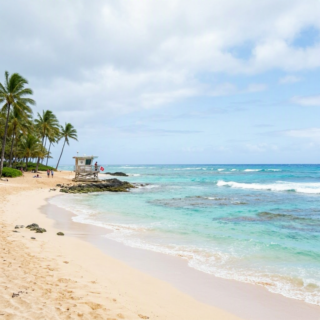 Kauai Update: Patchy Rain, Moderate Surf-Best for Shore Views beach conditions image