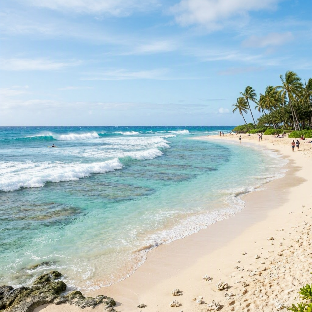 Kauai Update: Solid Surf & Wind Chop-Best for Shore Views beach conditions image
