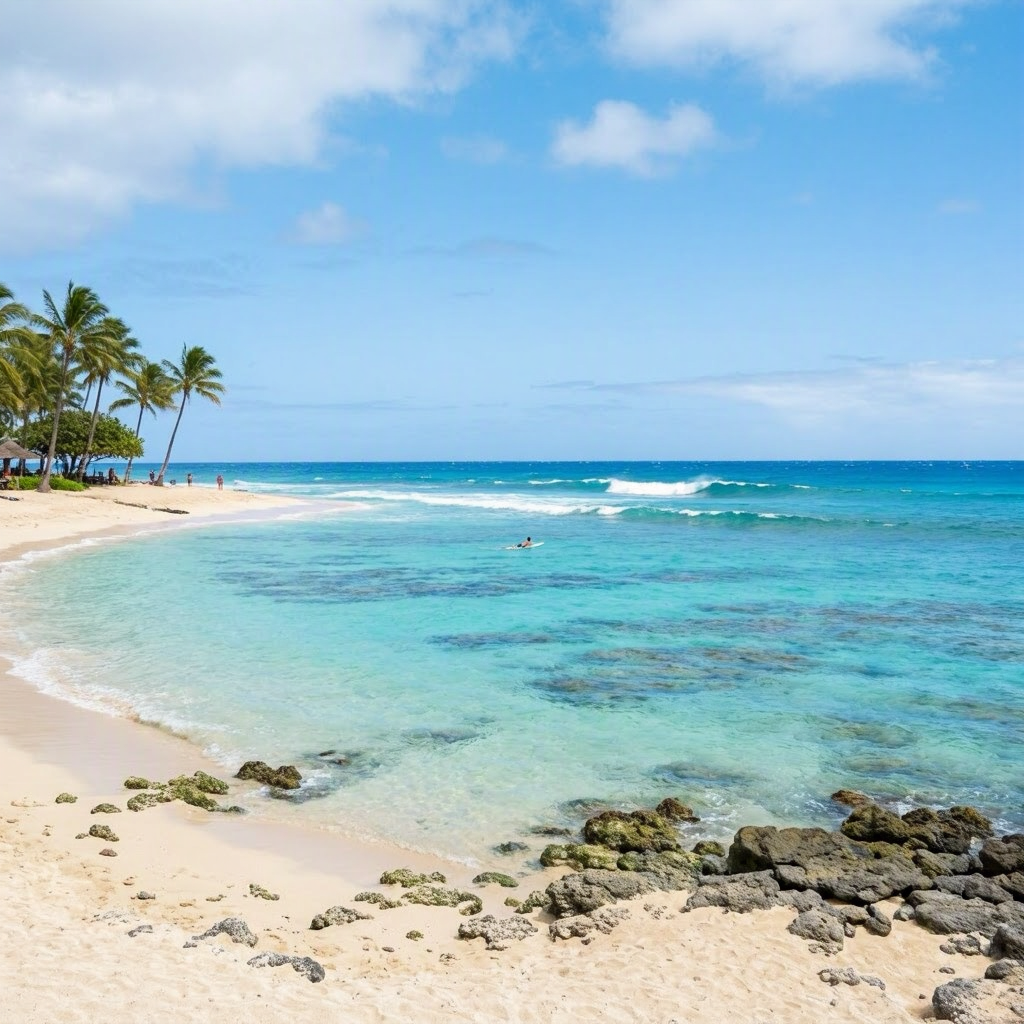 Kauai Update: Solid Surf & Wind Chop-Best for Shore Views beach conditions image