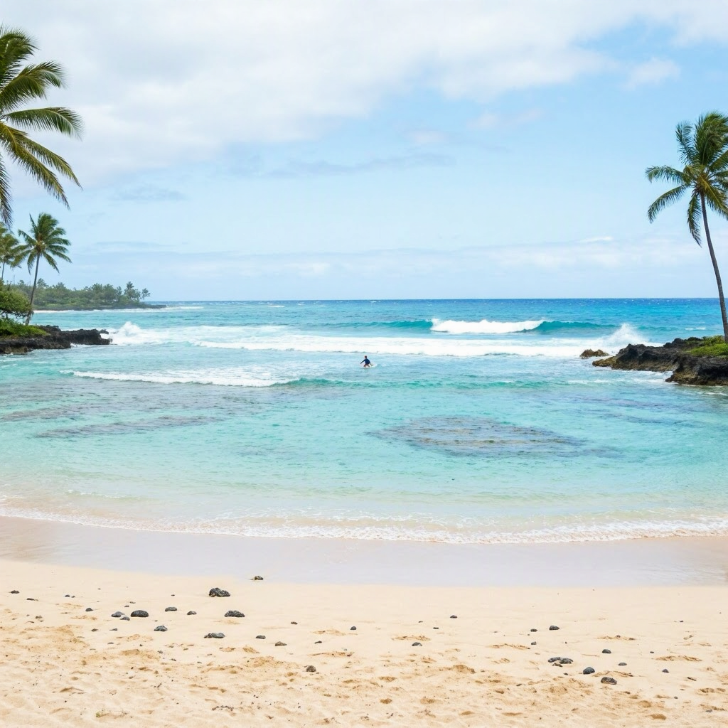 Kauai Update: South Shore Surf Solid, North Shore Scenic but Windy beach conditions image