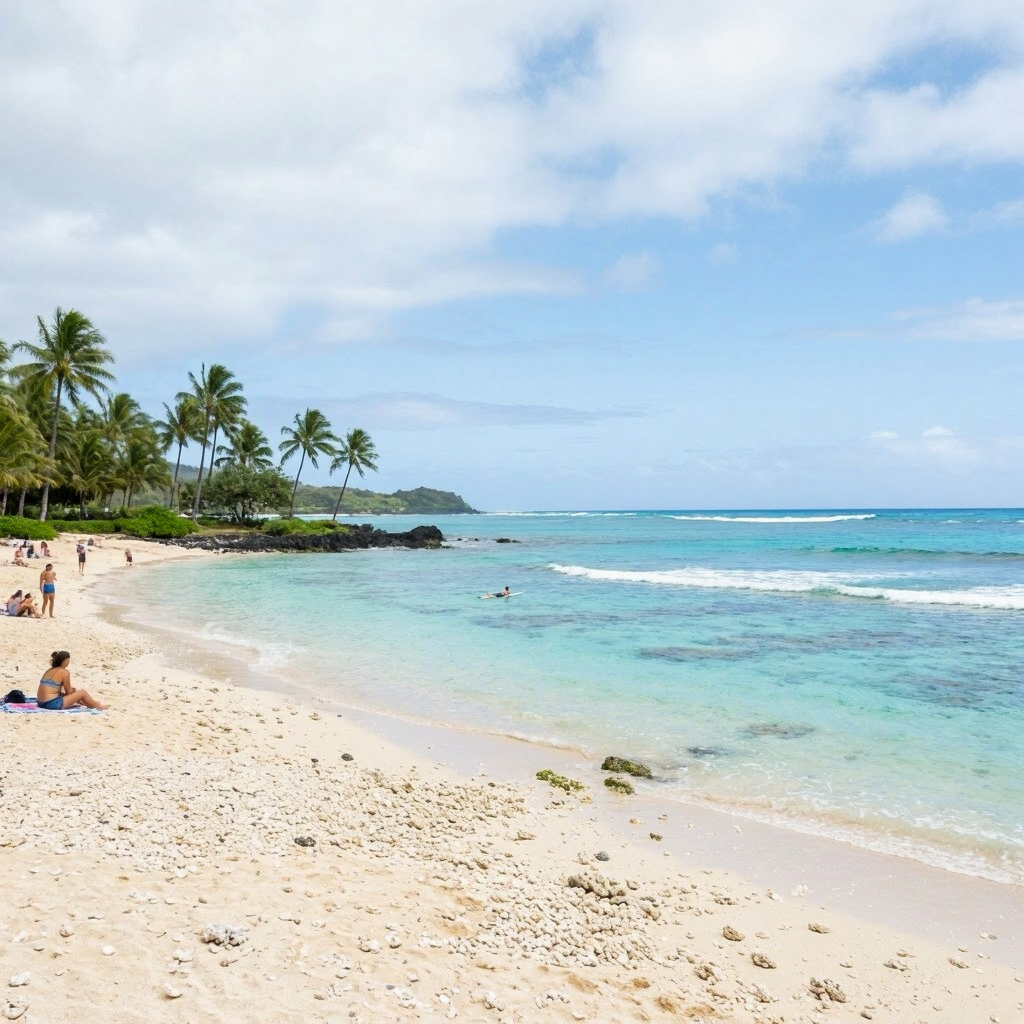 Kauai Update: Dry Land Wins Today-Scenic Spots & Advisories beach conditions image