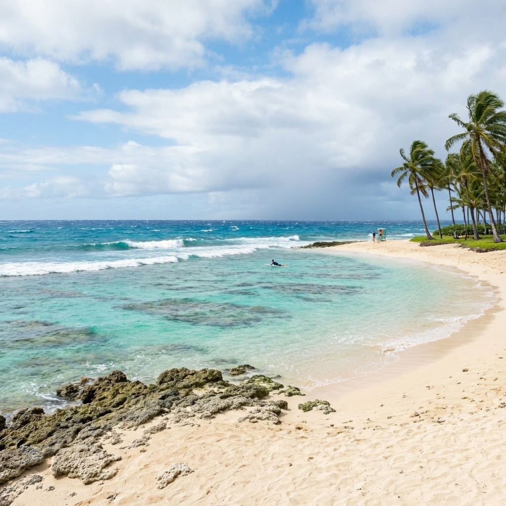 Kauai Update: South Shore Shines, North Shore Surf Stays Solid beach conditions image