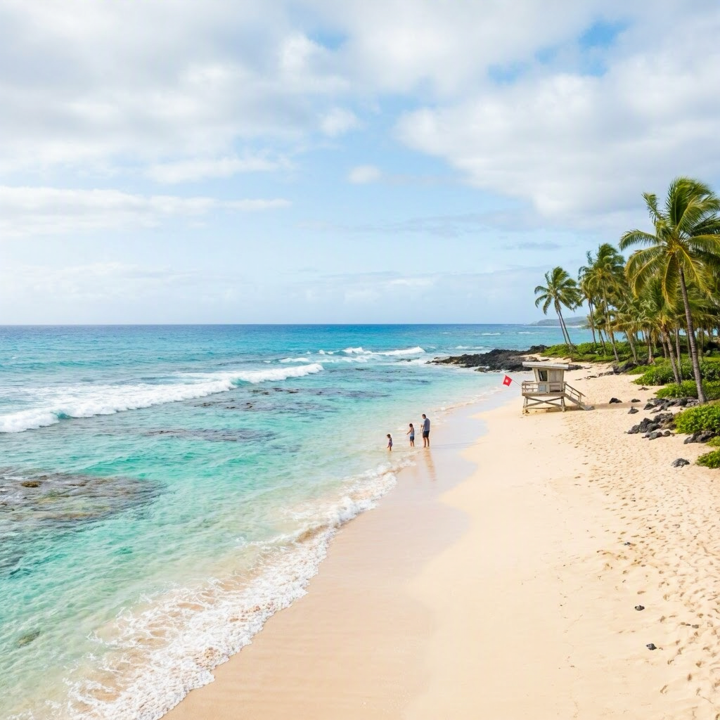Maui's Steady Surf & Light Winds: Best for Shore Views beach conditions image