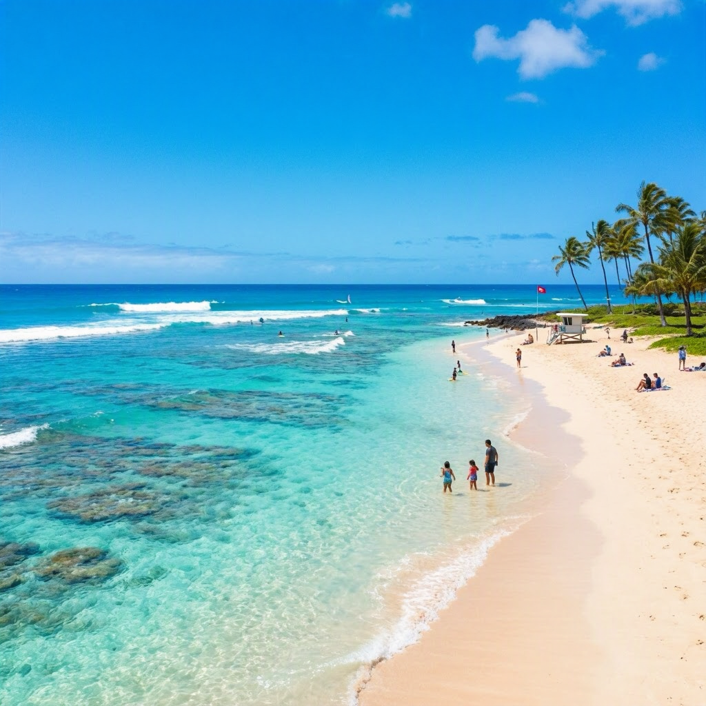 Maui's Sunny North Shore, Patchy Rain in Kihei-Best for Scenic Views beach conditions image