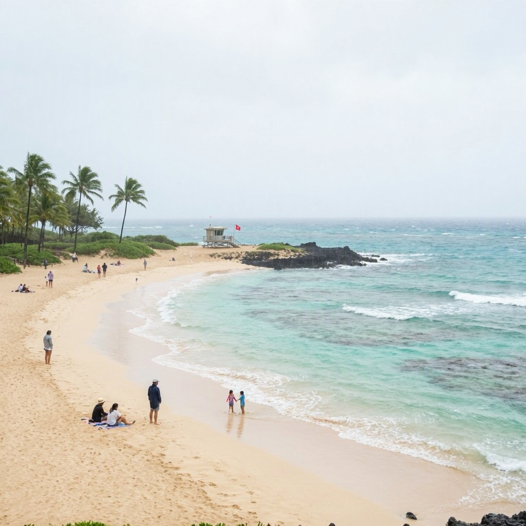 Maui's Rainy Day: Best Beaches for Sheltered Walks & Views beach conditions image