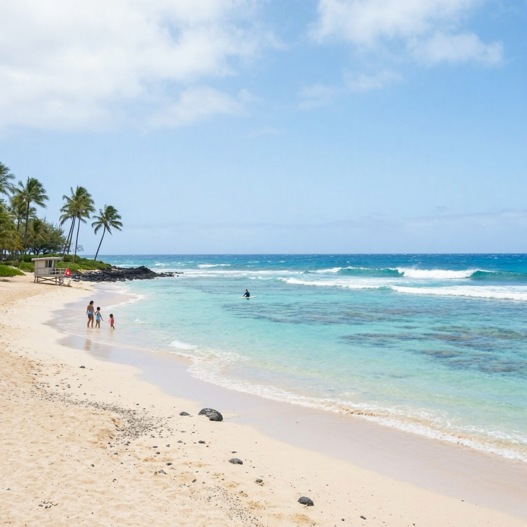 Maui's Gale Winds & Choppy Surf: Best Beaches for Wind-Sheltered Walks beach conditions image