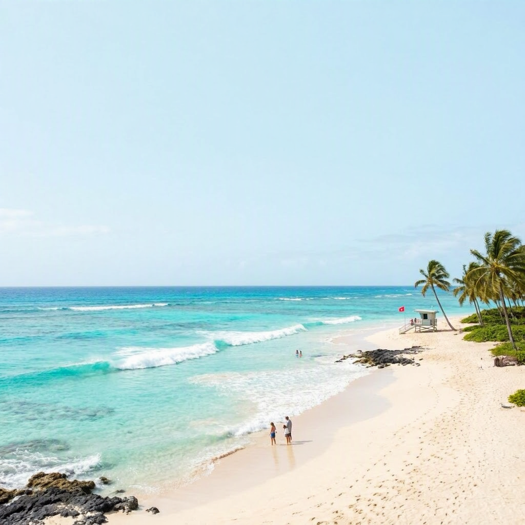 Maui's Steady Surf & Light Winds: Scenic Shore Days beach conditions image