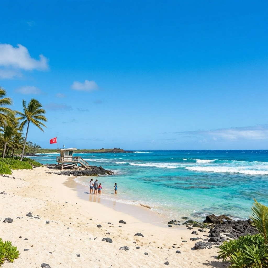 Maui's Breezy Shores: Scenic Views & Caution Today beach conditions image