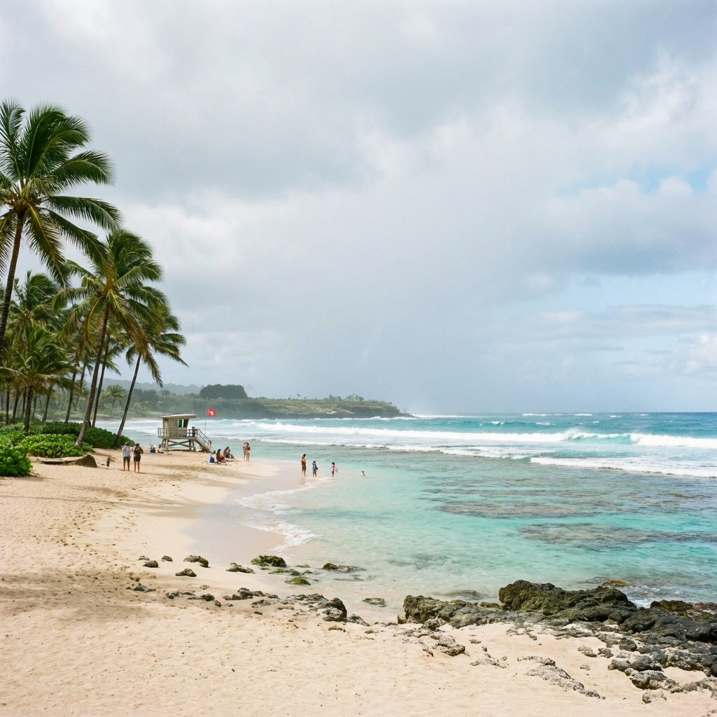 Maui's Windy Morning: Best Beaches for Dry Walks & Scenic Views beach conditions image