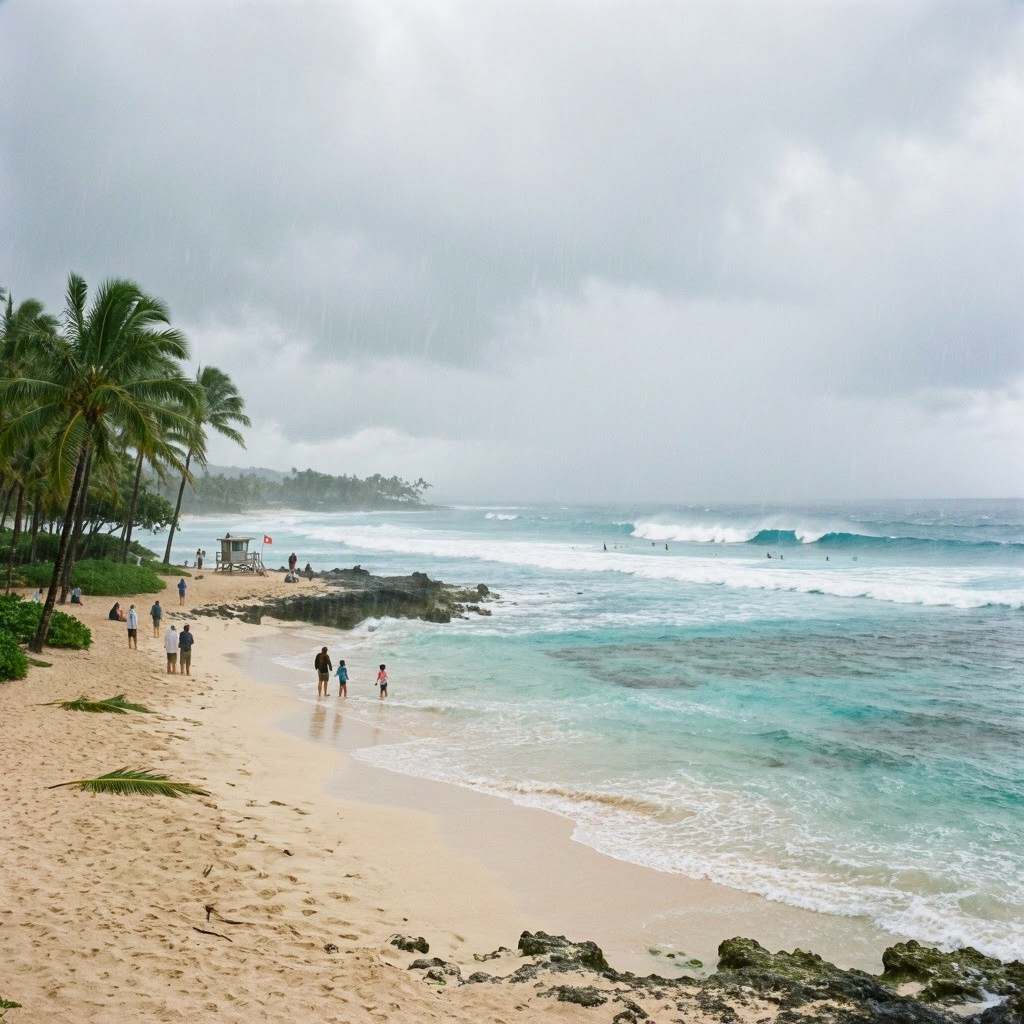 Maui's Rainy Day: Sheltered Beaches & Scenic Stays beach conditions image