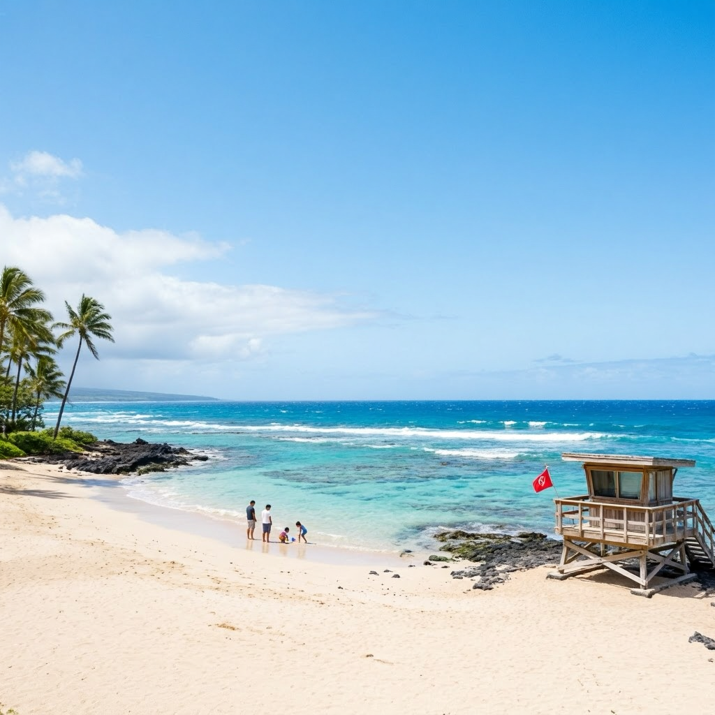 Maui's Solid Surf & Storm Risks: Scenic Shores Only beach conditions image