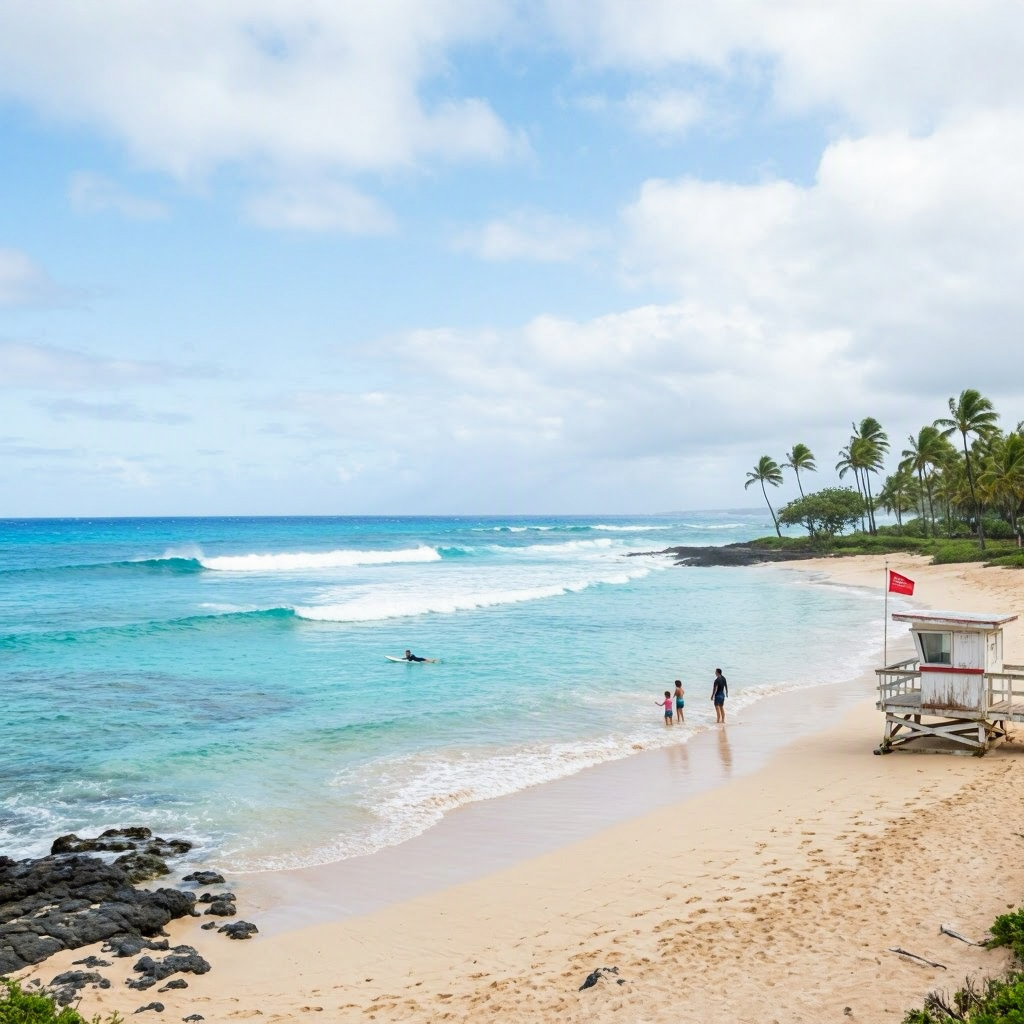 Maui's South Shore Surf Surge: Scenic Walks & Caution Advised beach conditions image