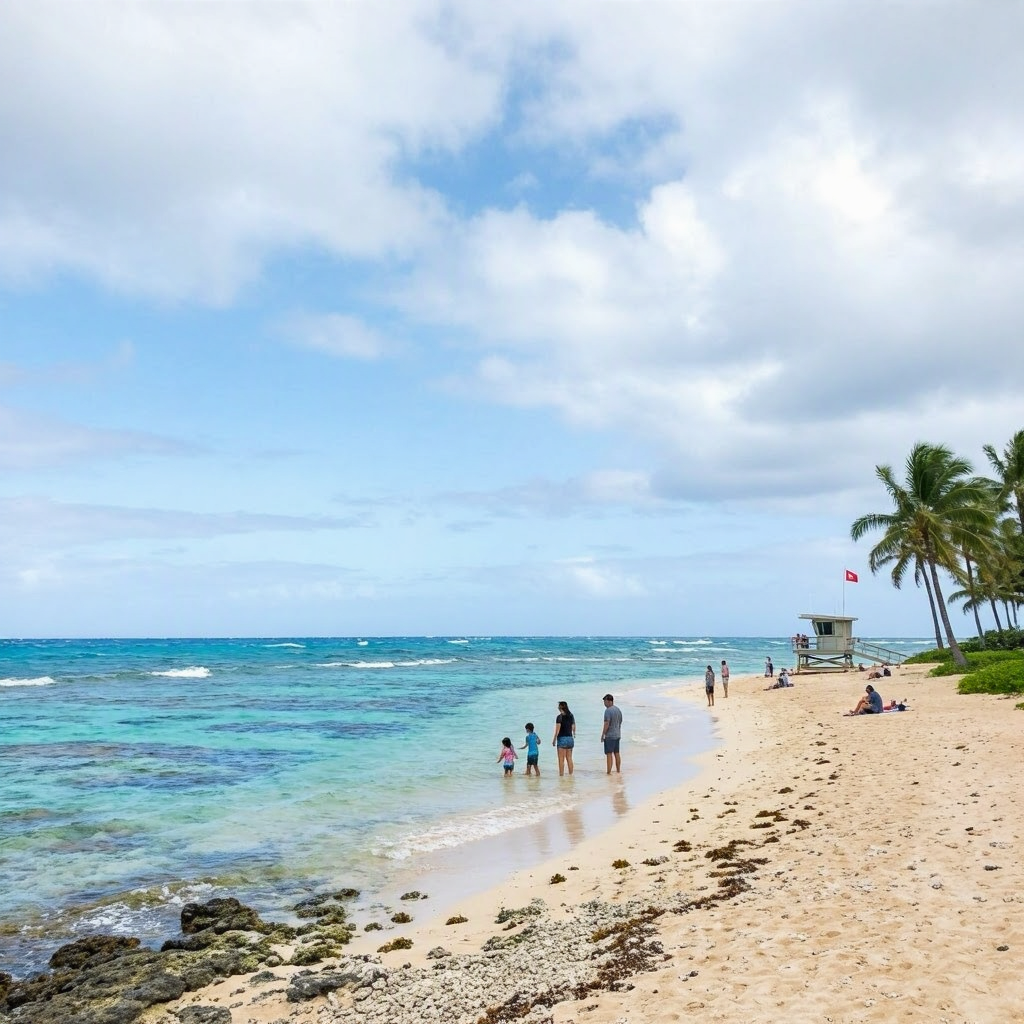 Maui's Patchy Rain: Best Beaches for Scenic Views & Dry Walks beach conditions image
