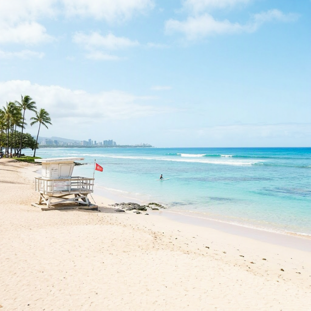 Oahu: Brown Water Advisories—Where to Swim Safely Today beach conditions image
