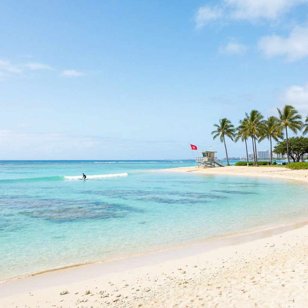 Oahu: Calm Waters Today—Best Spots for Safe Swimming beach conditions image