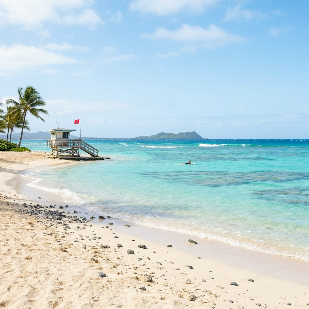Oahu: Steady Trade Winds, Calm South Shore, North Shore Advisories Hold beach conditions image